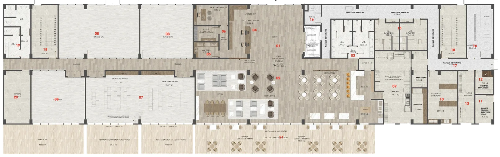 Piso 1 floorplan